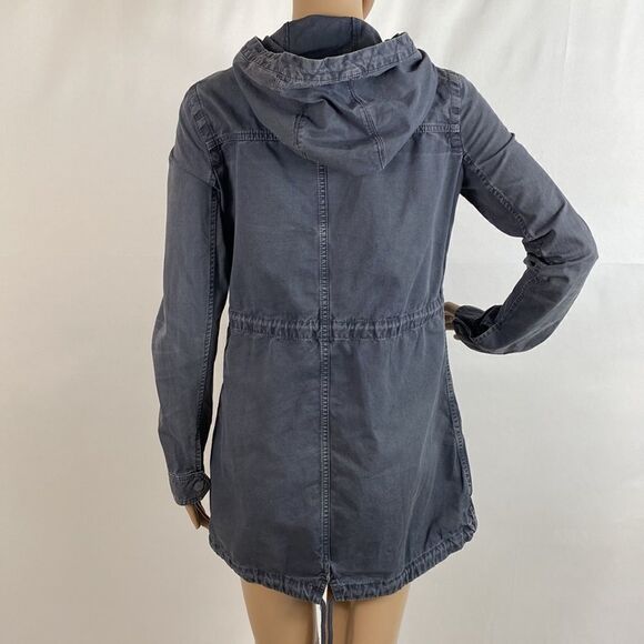 ❤️Last Chance American Eagle Outfitters 100% cotton utility zip up jacket sizeXS - Picture 6 of 11